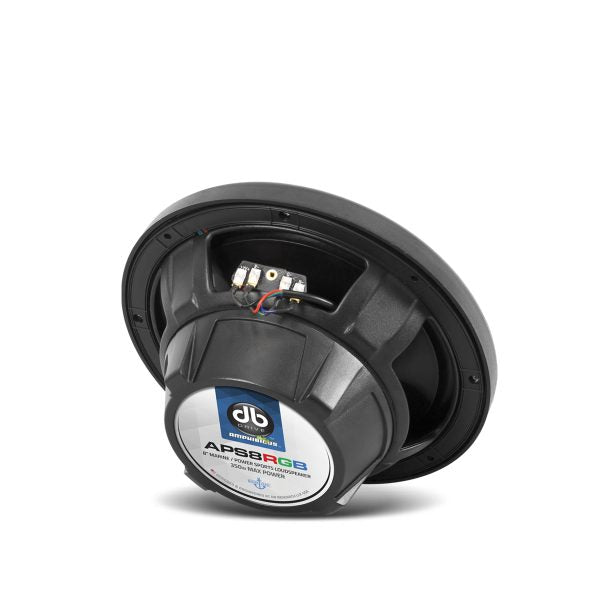 DB Drive Marine / Powersports Speakers No Color & RGB (8" - 125W RMS - 4 Ohm - Pair)