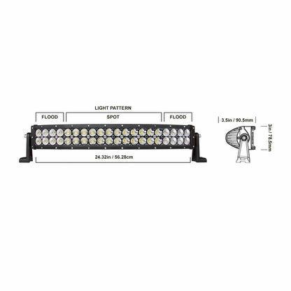 DB Link Lux Performance Dual Row Curved LED Light Bar