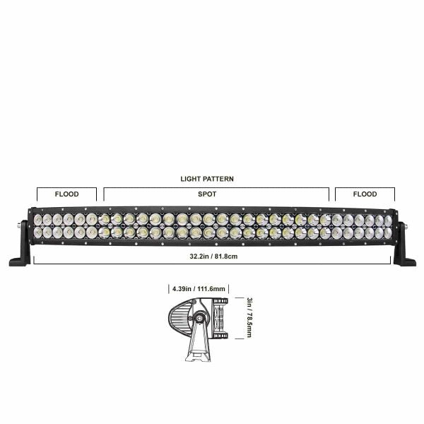 DB Link Lux Performance Dual Row Curved LED Light Bar