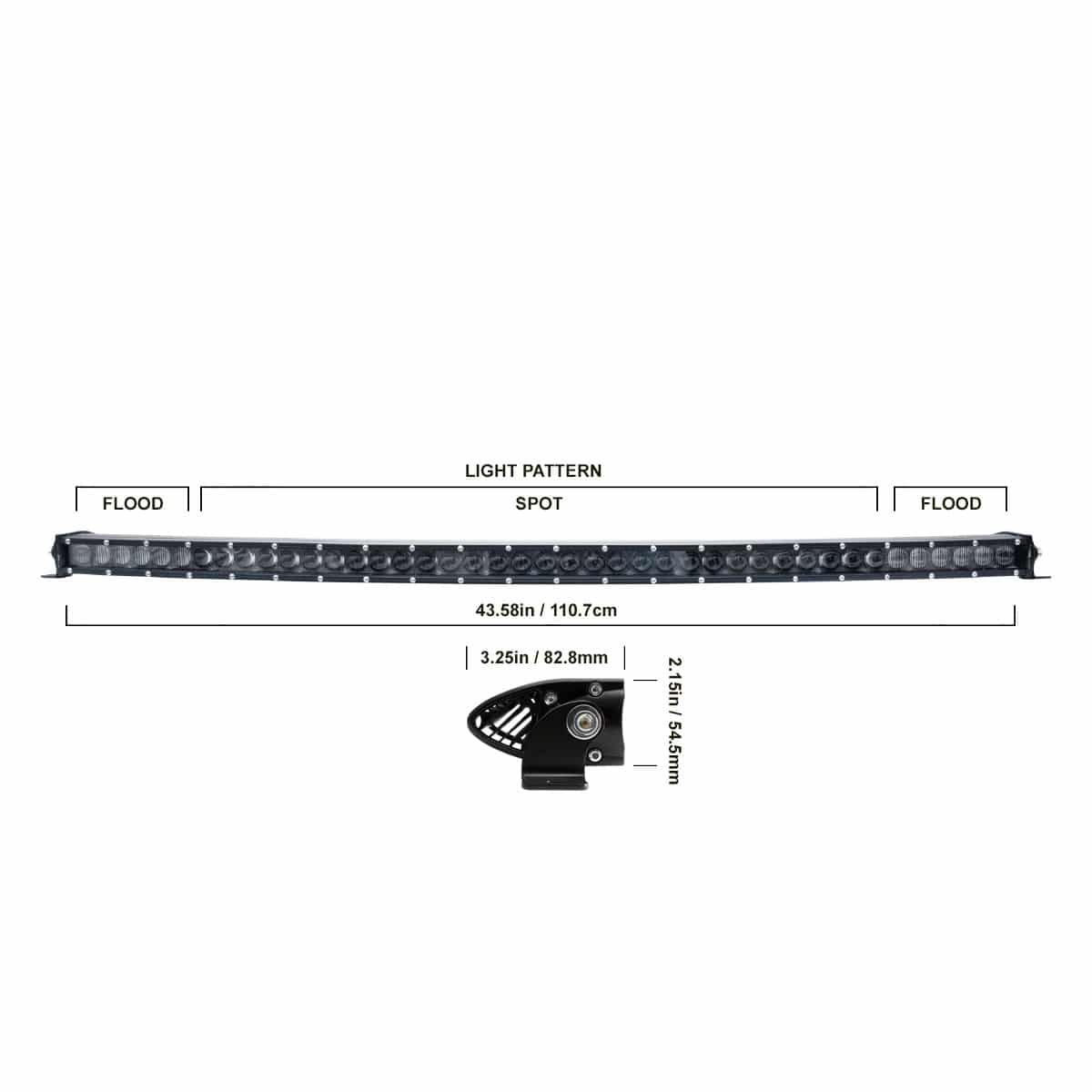 DB Link Lux Performance Single Row Curved LED Light Bar